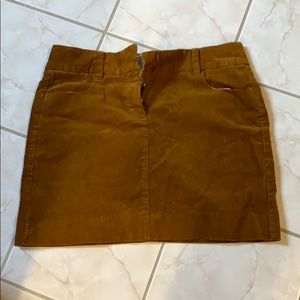 J. crew corduroy mini skirt